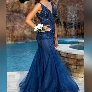 Blue Prom Dress